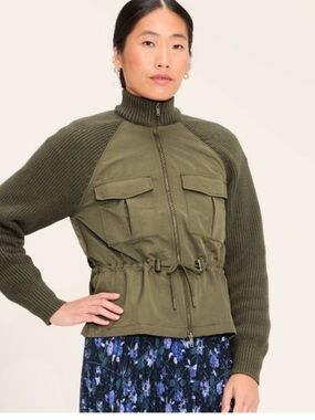 Woolrich X Target Olive Green Zip Up Jacket SMALL NWOT